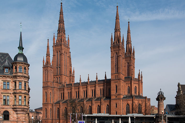Marktkirche Wiesbaden von Suden